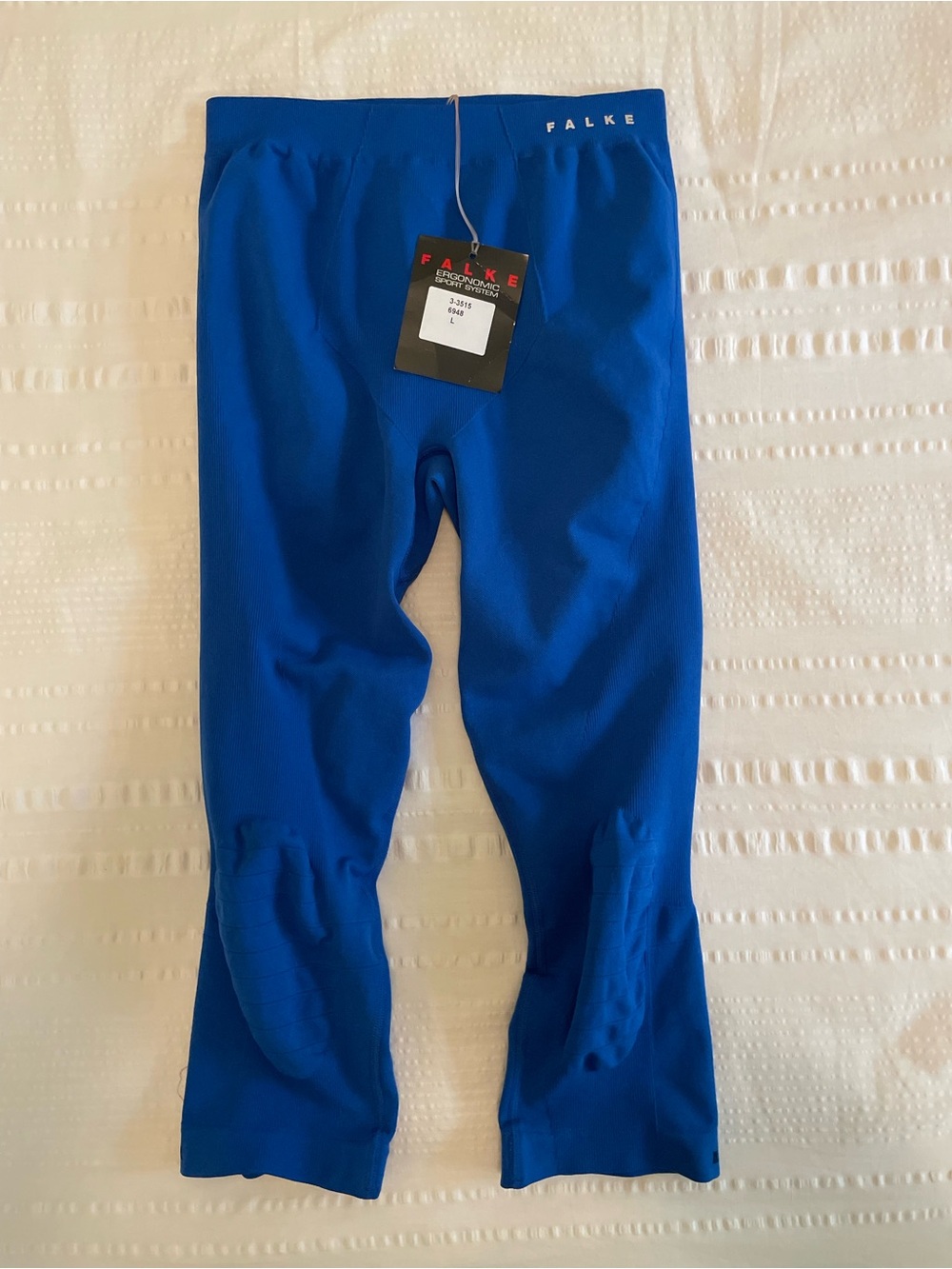 Falke Ergonomic Sport System Skiing Athletic 3/4 Tights L NWT